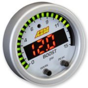 AEM X-Series Pressure Gauge 15PSI Boost / Fuel Pressure