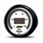 AEM Classic Digital Oil Pressure Display Gauge | 0 to 100 PSI