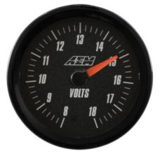 AEM Analog Style Voltmeter Display Gauge | 8V to 18V - #30-5139