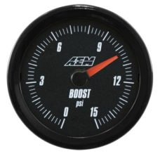 AEM Analog Style Boost Display Gauge | 0 to 60PSI - #30-5137