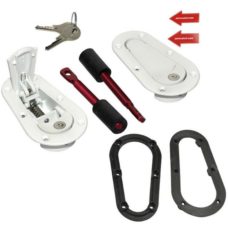 AeroCatch - Plus Flush Locking White