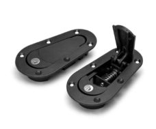 AeroCatch - Plus Flush Locking Black