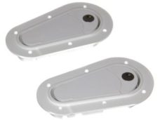 AeroCatch - Flush Locking White | 125-2100-01