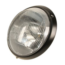 Euro H4 Headlight Assembly w/Black Primered Ring | 911.631.113.02