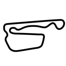 Adams Motorsports Park Time Attack Course Track Vinyl