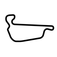 Adams Motorsports Park Standard Course Track Vinyl