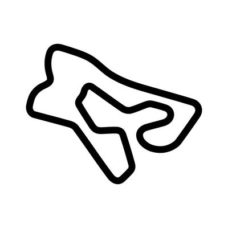 Carolina Motorsports Park Kart Full Track Vinyl