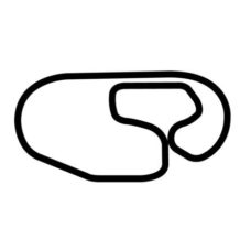 Charlotte Motor Speedway Road Course Track Vinyl