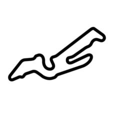 Las Vegas Motor Speedway Outfield Course Track Vinyl