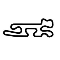 Pacific GP Motorsports Park Kart Track Track Vinyl