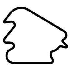 Pocono International Raceway Alternative Road Course Track Vinyl