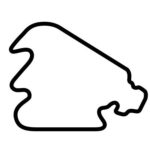 Pocono International Raceway North South Option 3 Course Track Vinyl