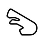Pocono International Raceway Southeast Course #3 Track Vinyl