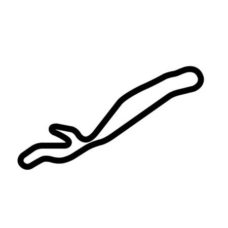 Spokane Raceway Park Long Road Course Track Vinyl