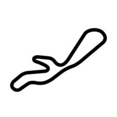 Spokane Raceway Park Short Road Course Track Vinyl