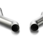 Akrapovic 958 Cayenne S / GTS titanium link pipe set | L-PO/T/4